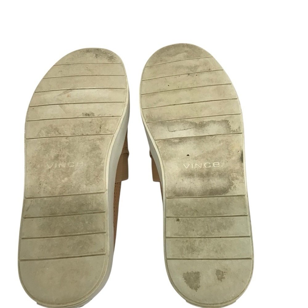 Vince Tan Perforated Slip-On Sneaker Size 7 - Picture 4 of 7